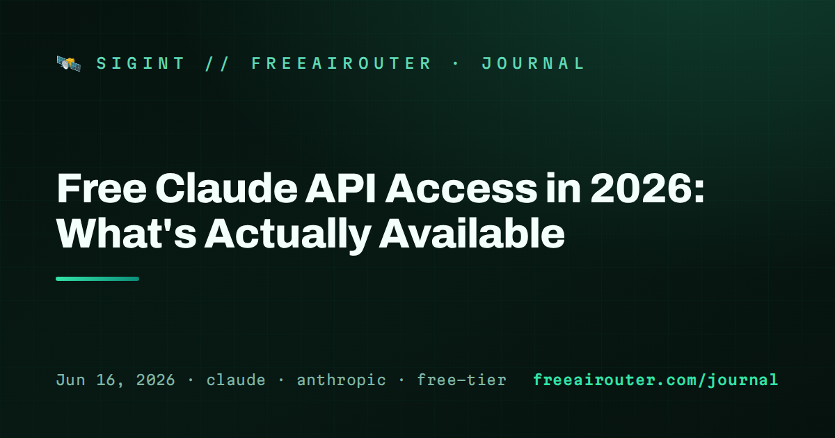 Free Claude API Access in 2026: What's Actually Available